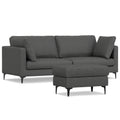 Ava - Mid Century Sofa With Ottoman Set by Unique Piece Furniture
