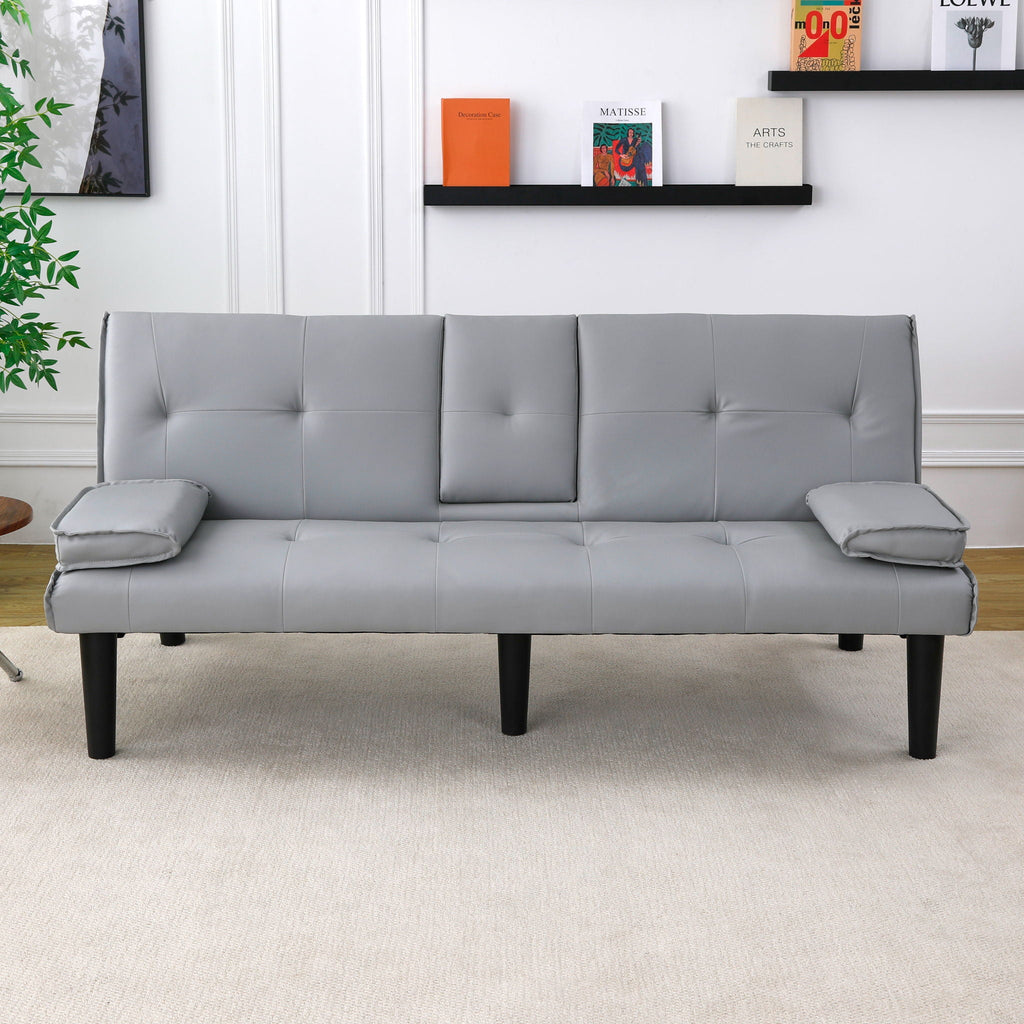 Sofa Bed With Foldable Design And Cup Holder by Unique Piece Furniture