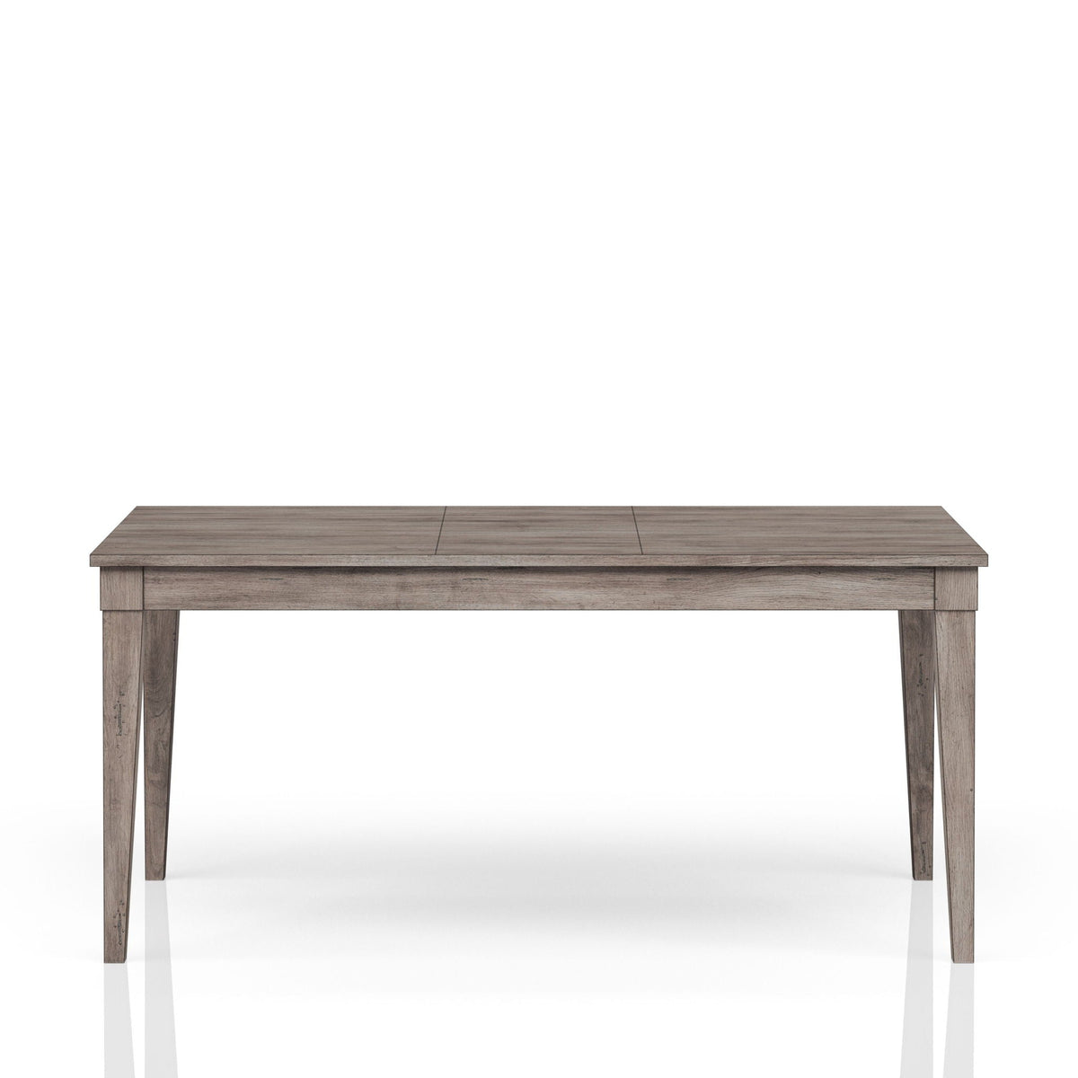 Rustic Dining Table 2 Storage Drawers And Leaf - Gray by Unique Piece Furniture