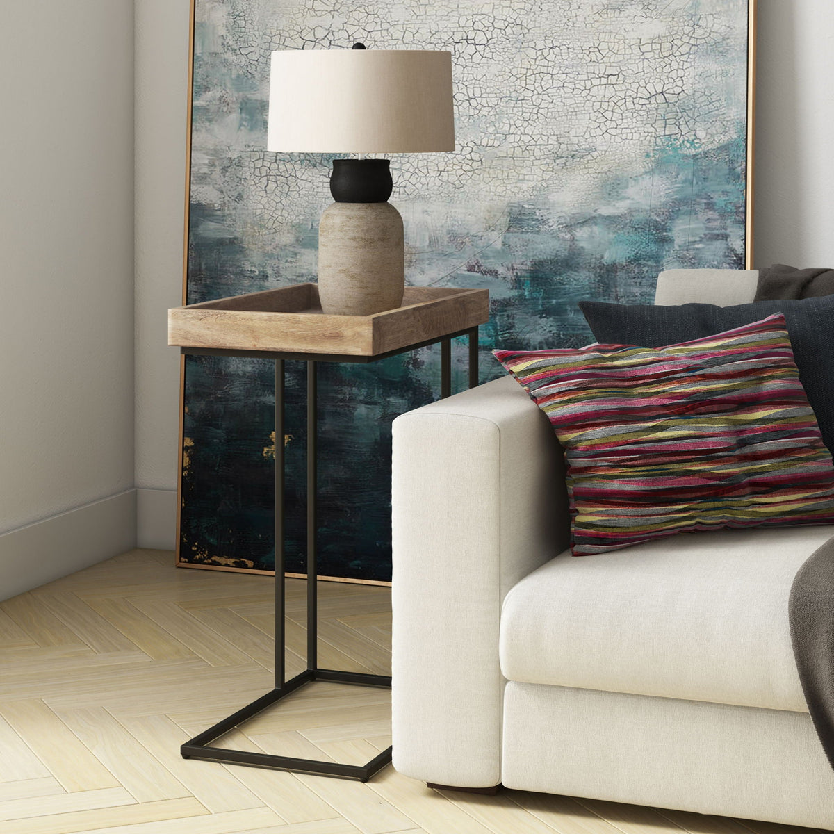 Gallagher - Handcrafted C Side Table by Unique Piece Furniture