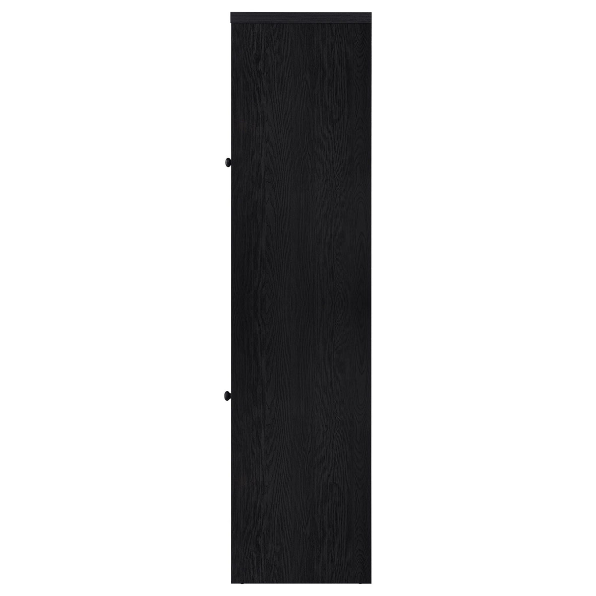 Denison 67-inch 2-door Media Tower Storage Cabinet Black by Unique Piece Furniture