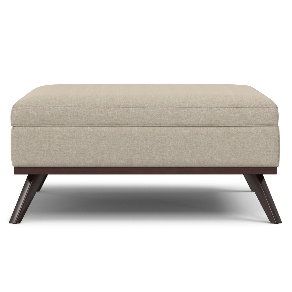 Owen - Multifunctional Square Coffee Table Storage Ottoman by Unique Piece Furniture