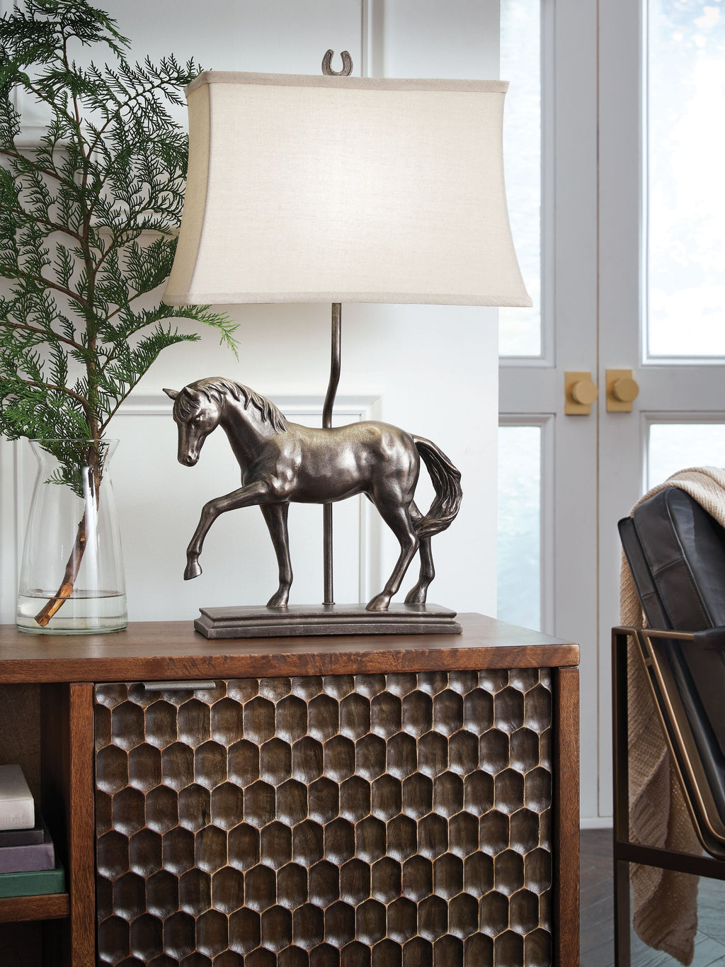 Sandorman - Poly Table Lamp - Bronze Finish by Unique Piece Furniture