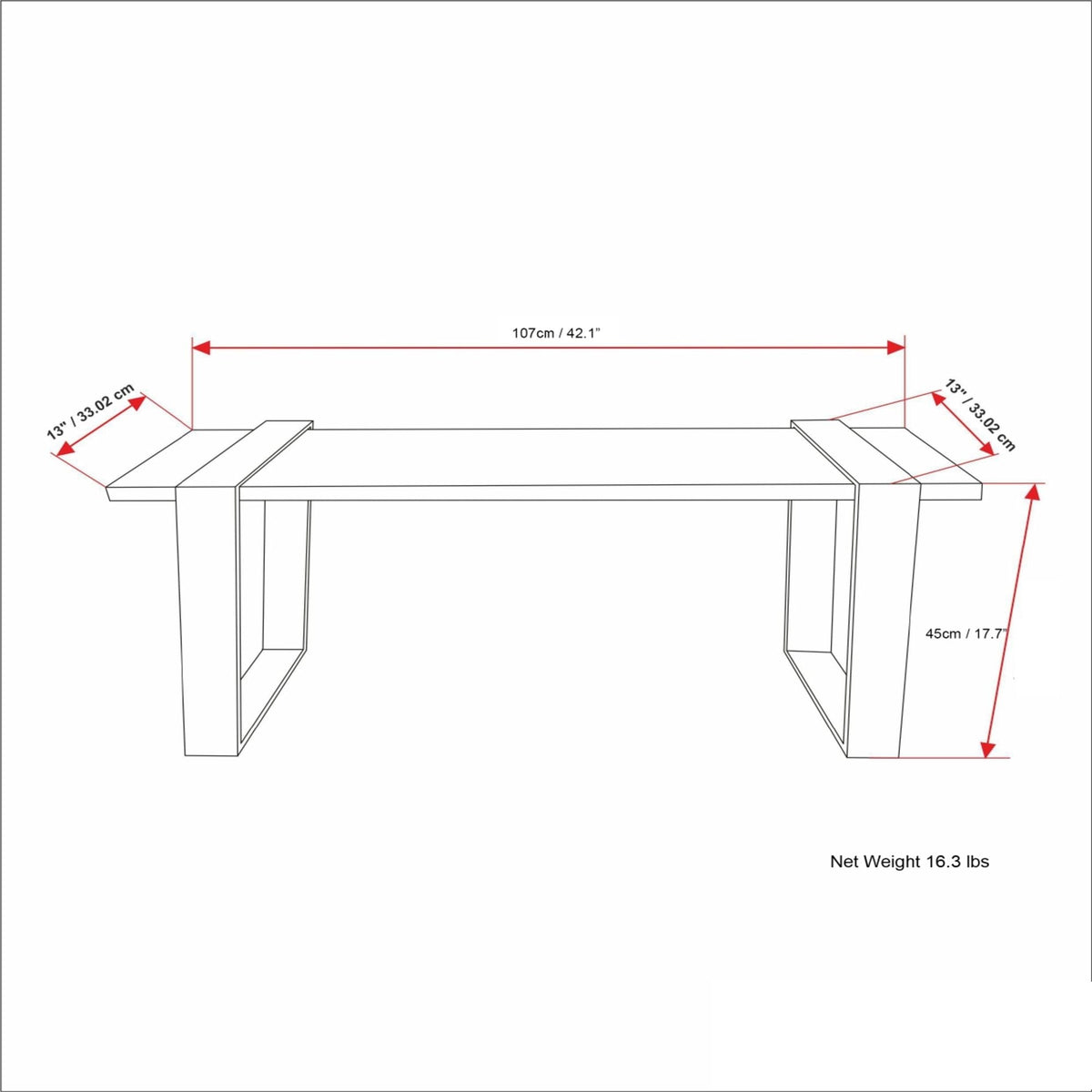 Nessa - Bench - Natural by Unique Piece Furniture