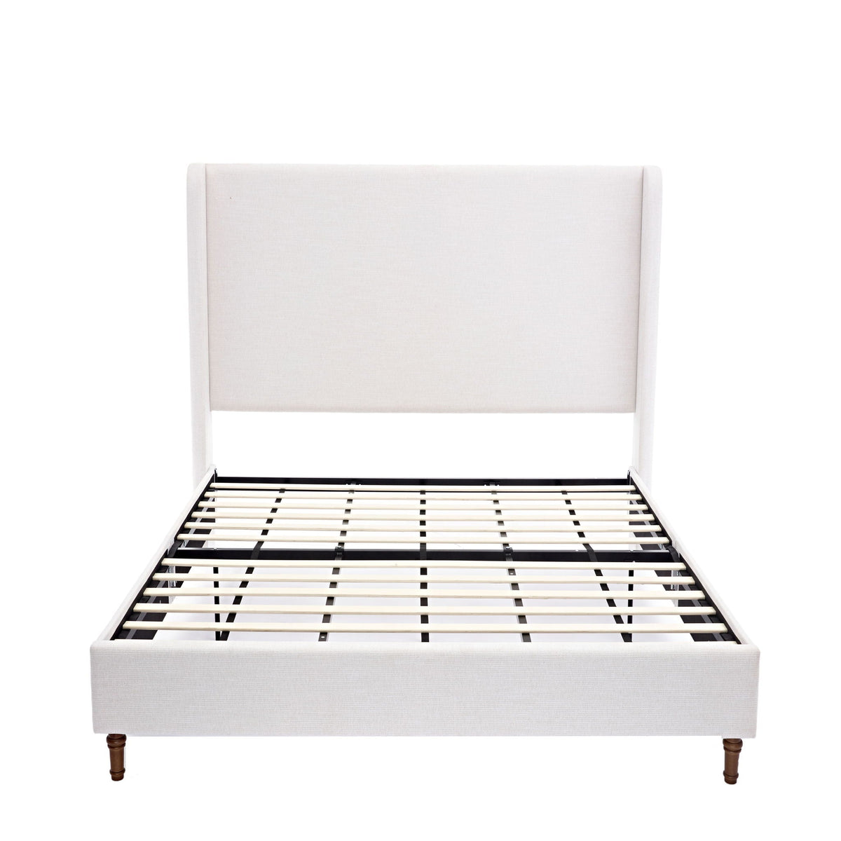 Harper - Tall Headboard Upholstered Bed / High Headboard / Elegant Simplicity / No Box Spring Needed by Unique Piece Furniture