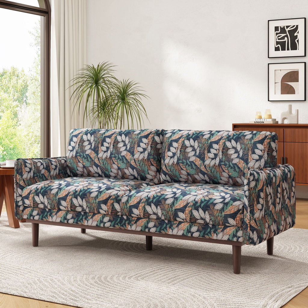 2 Seater Loveseat Sofa With Spacious Seating Area by Unique Piece Furniture