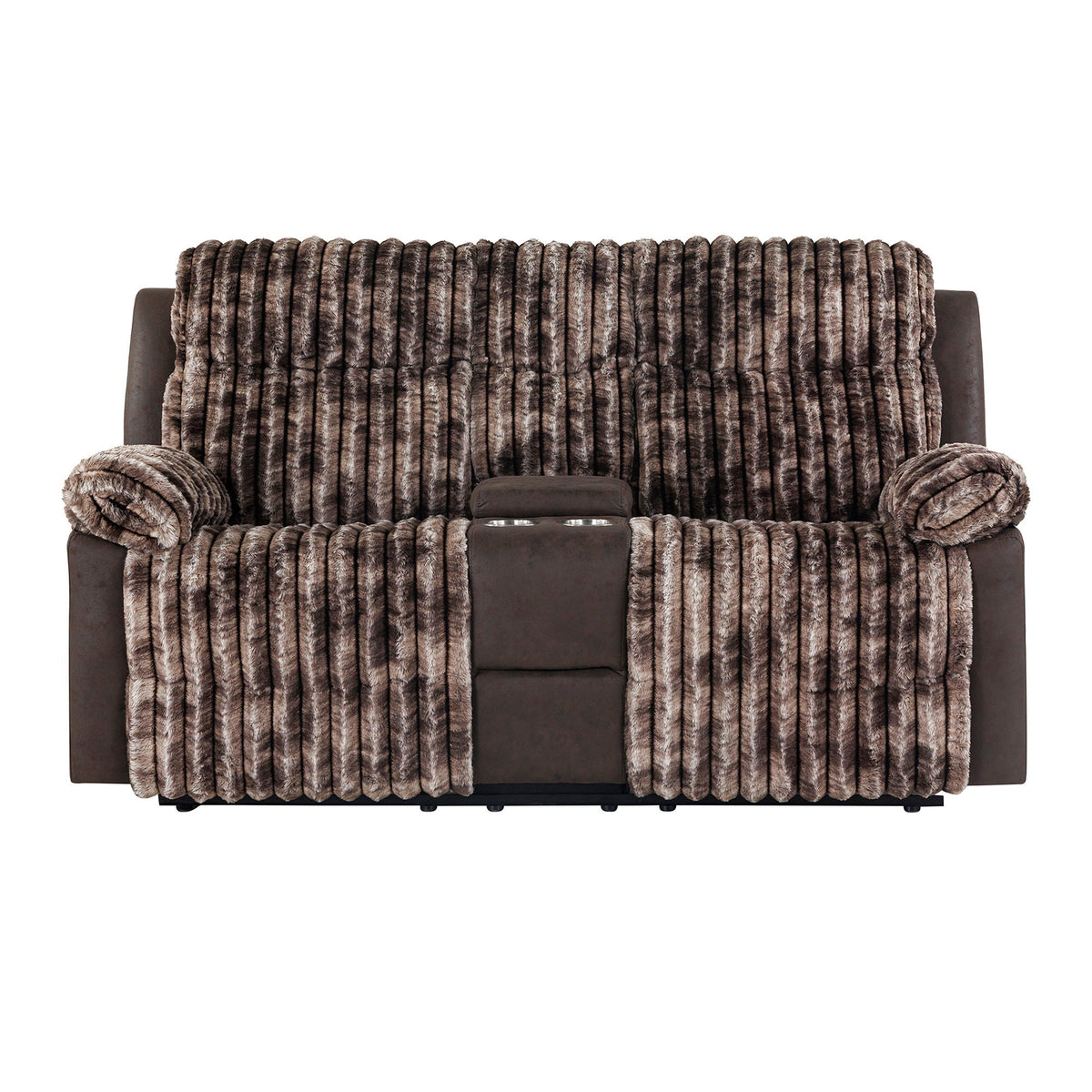 Bruni - Console Reclining Loveseat With Manual Recline by Unique Piece Furniture