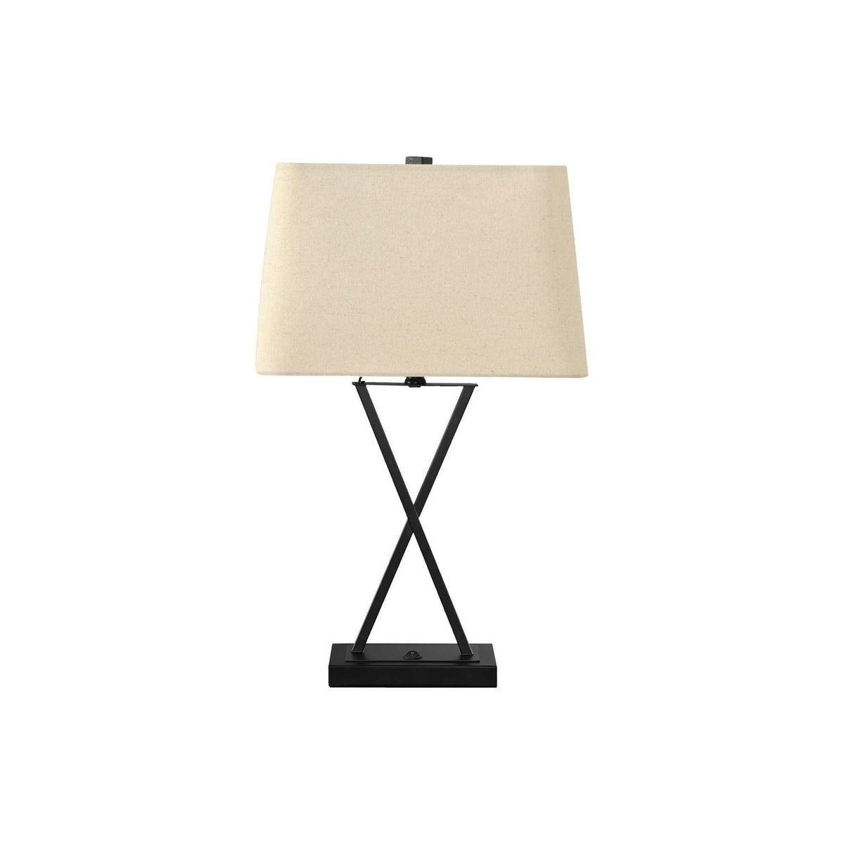 Lighting, Table Lamp, USB Port Included, Resin, Transitional - Black by Unique Piece Furniture