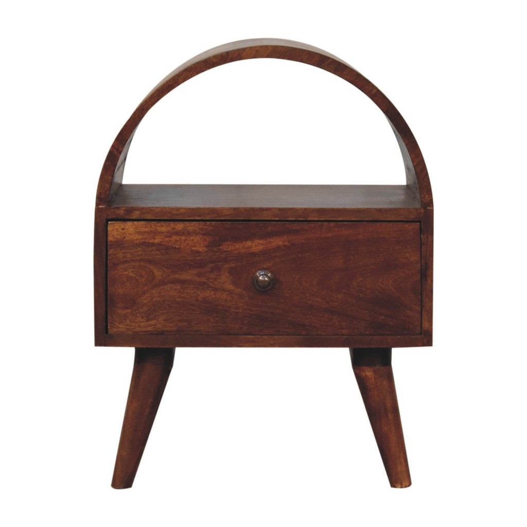 Dome Bedside Table - Brown by Unique Piece Furniture