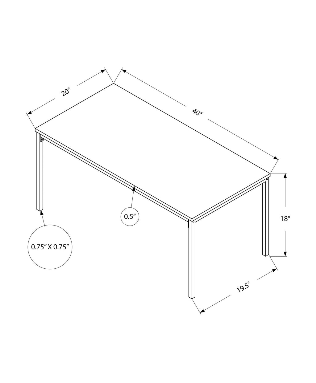 Table, Rectangular, Contemporary & Modern Stylish Design by Unique Piece Furniture