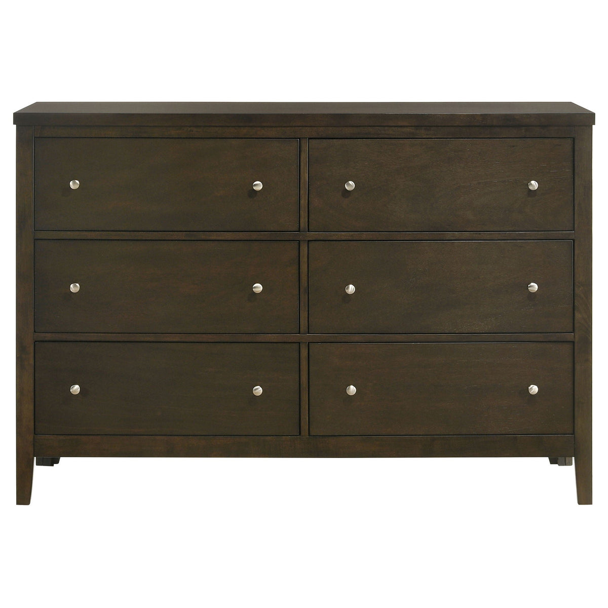 Wilkes 6-drawer Dresser Cabinet Dark Cocoa by Unique Piece Furniture