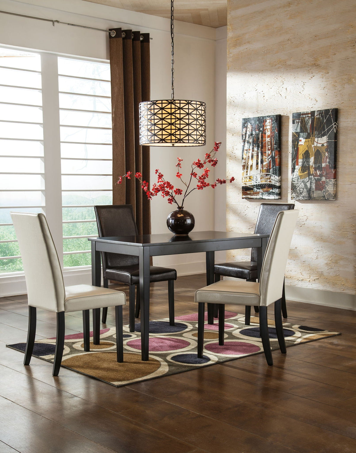 Kimonte - Rectangular Dining Room Table - Dark Brown by Unique Piece Furniture