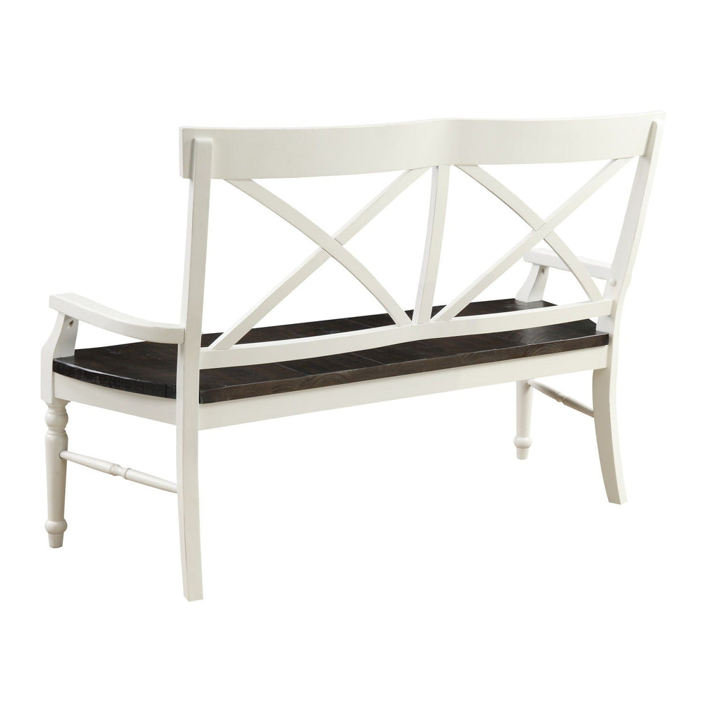 Mountina - Bench - Brown / White by Unique Piece Furniture
