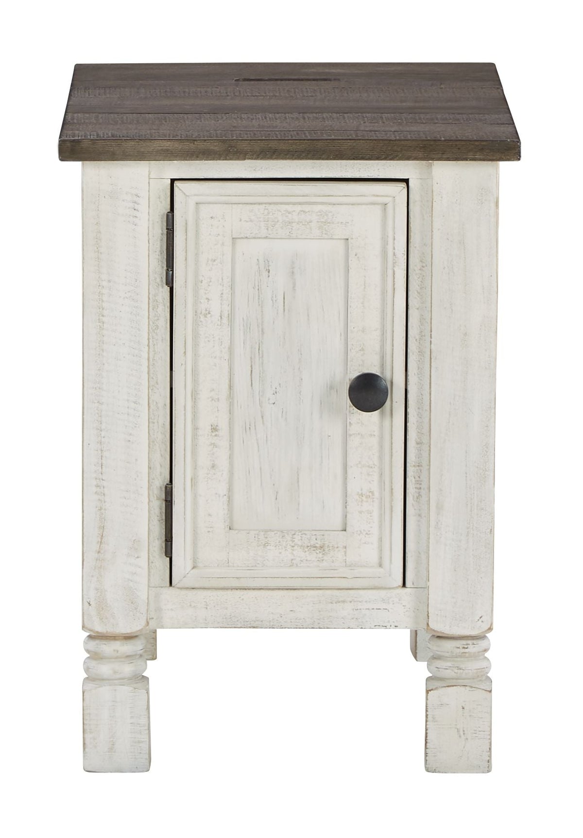 Havalance - Chair Side End Table - White / Gray by Unique Piece Furniture