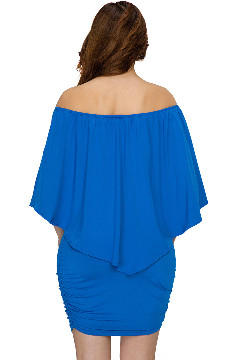 Plus size Dressing Layered Fiery Red Mini Poncho Dress by Wild and Free Boutique