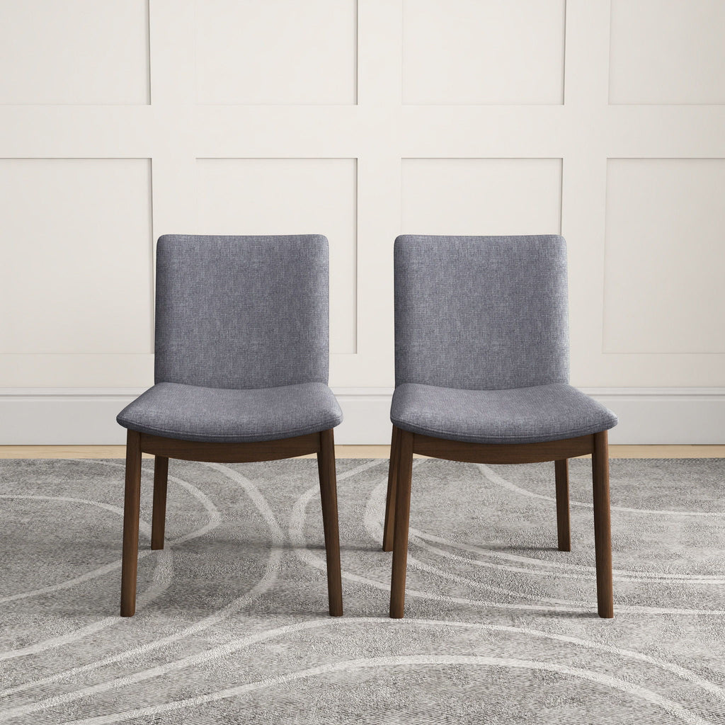 Laura - Mid-Century Modern Solid Wood Dining Chair (Set of 2) by Unique Piece Furniture