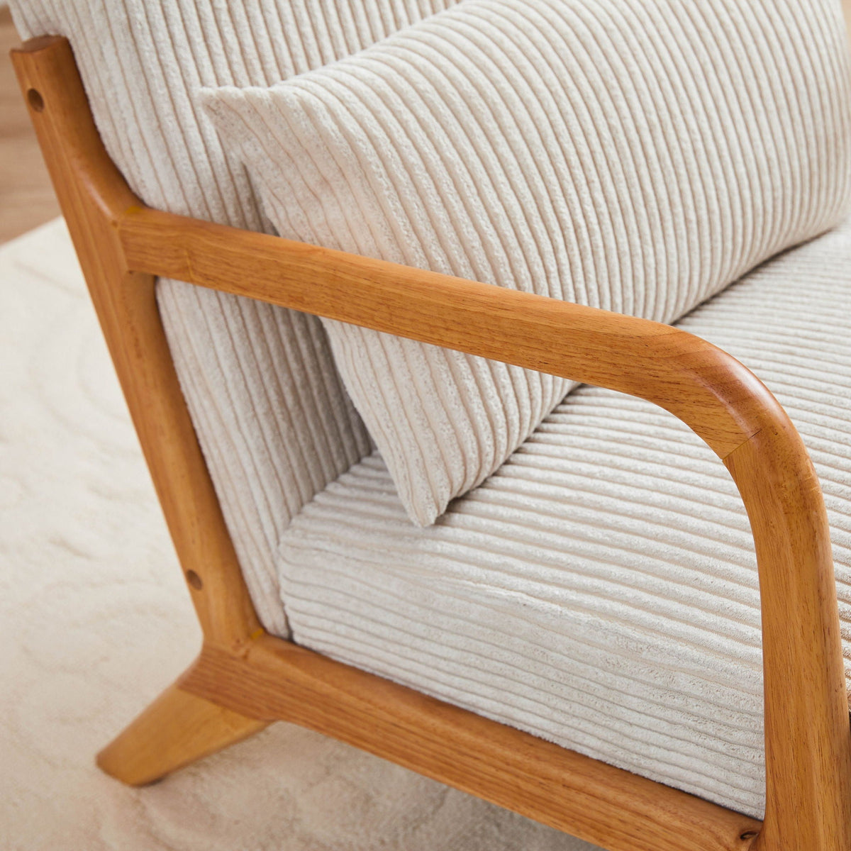 Accent Arm Chair With Pillow Upholstered by Unique Piece Furniture