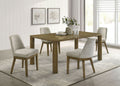 Castlewood 5-piece 71-inch Rectangular Dining Set Brown Oak by Unique Piece Furniture