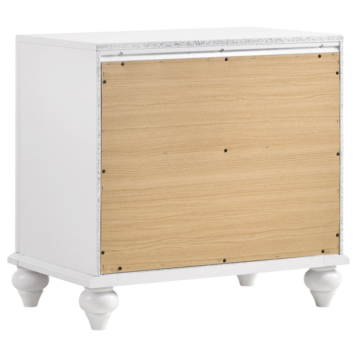 Barzini 5-piece Eastern King Bedroom Set White by Unique Piece Furniture
