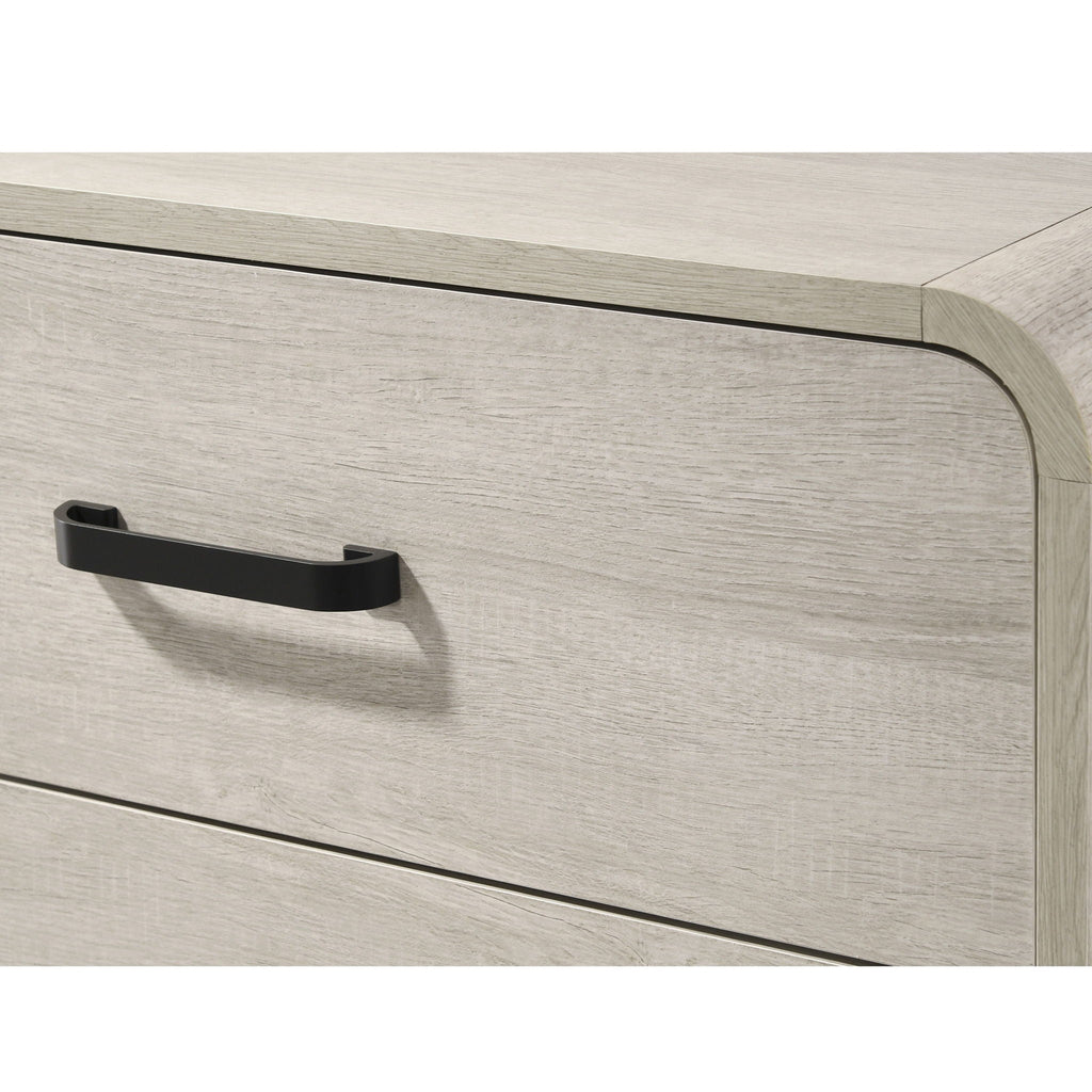 Nightstand With 2 Drawers, Ample Storage Space - Antique White by Unique Piece Furniture