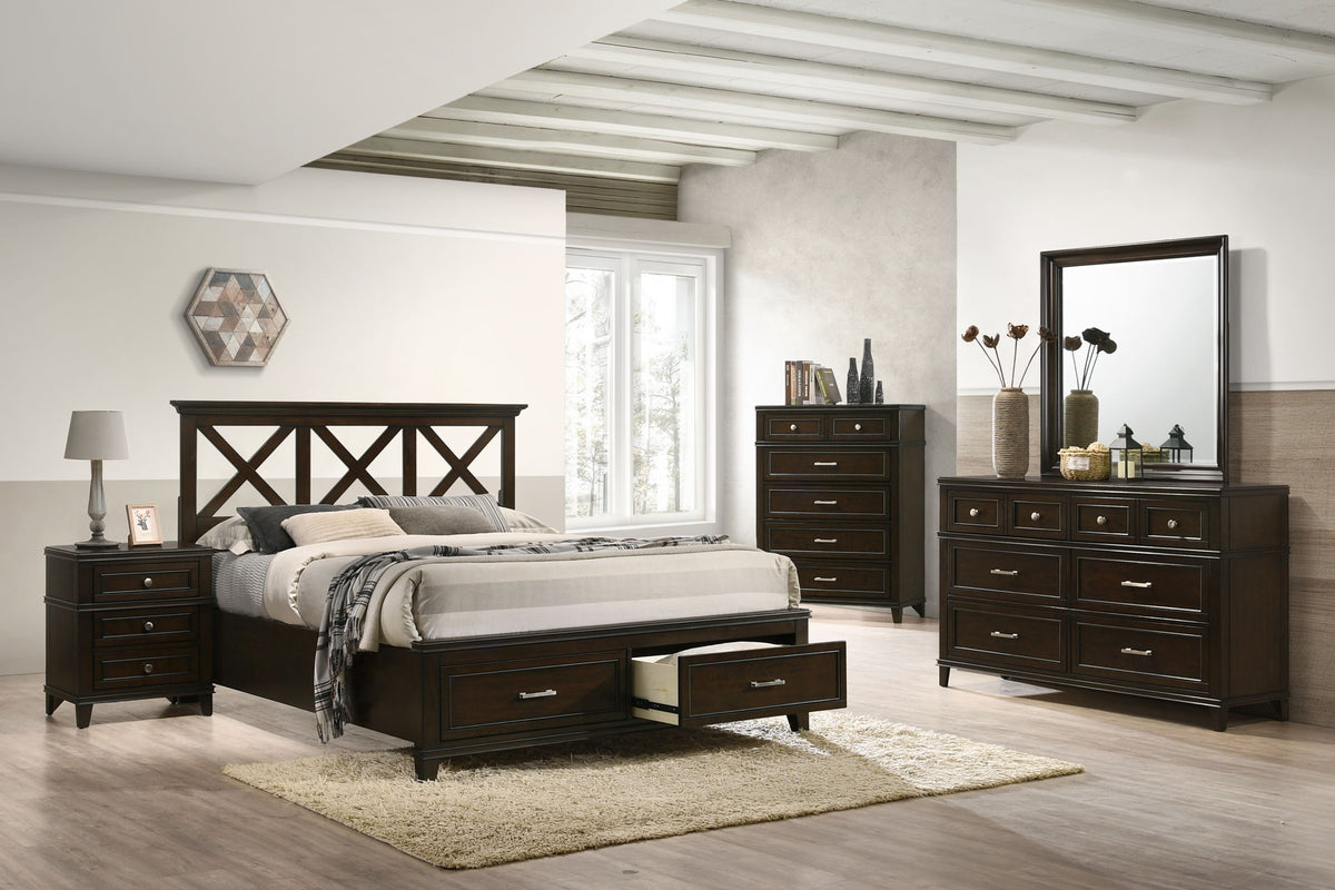 X Ample Storage Bed by Unique Piece Furniture