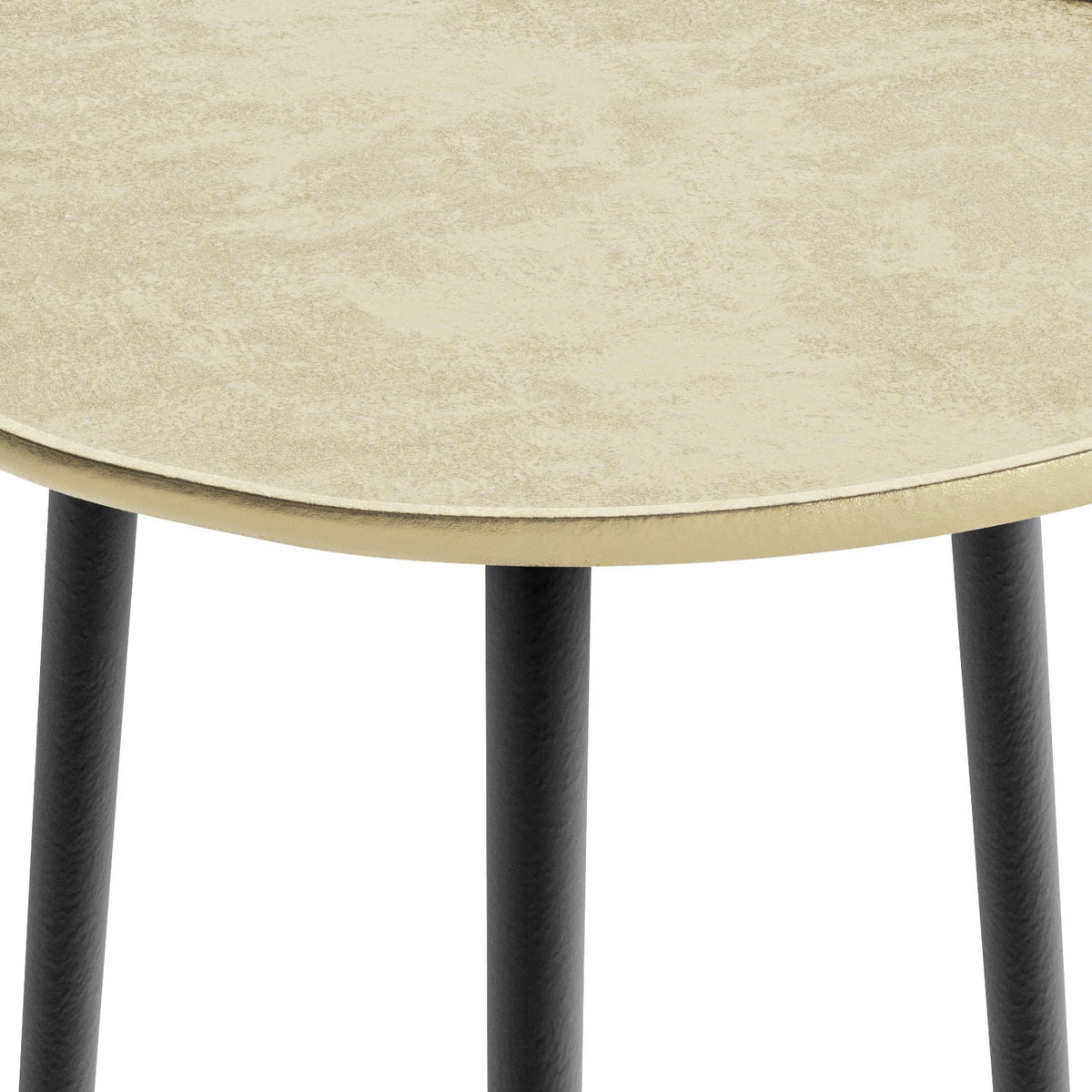 Tanner - Metal Side Table - Gold by Unique Piece Furniture