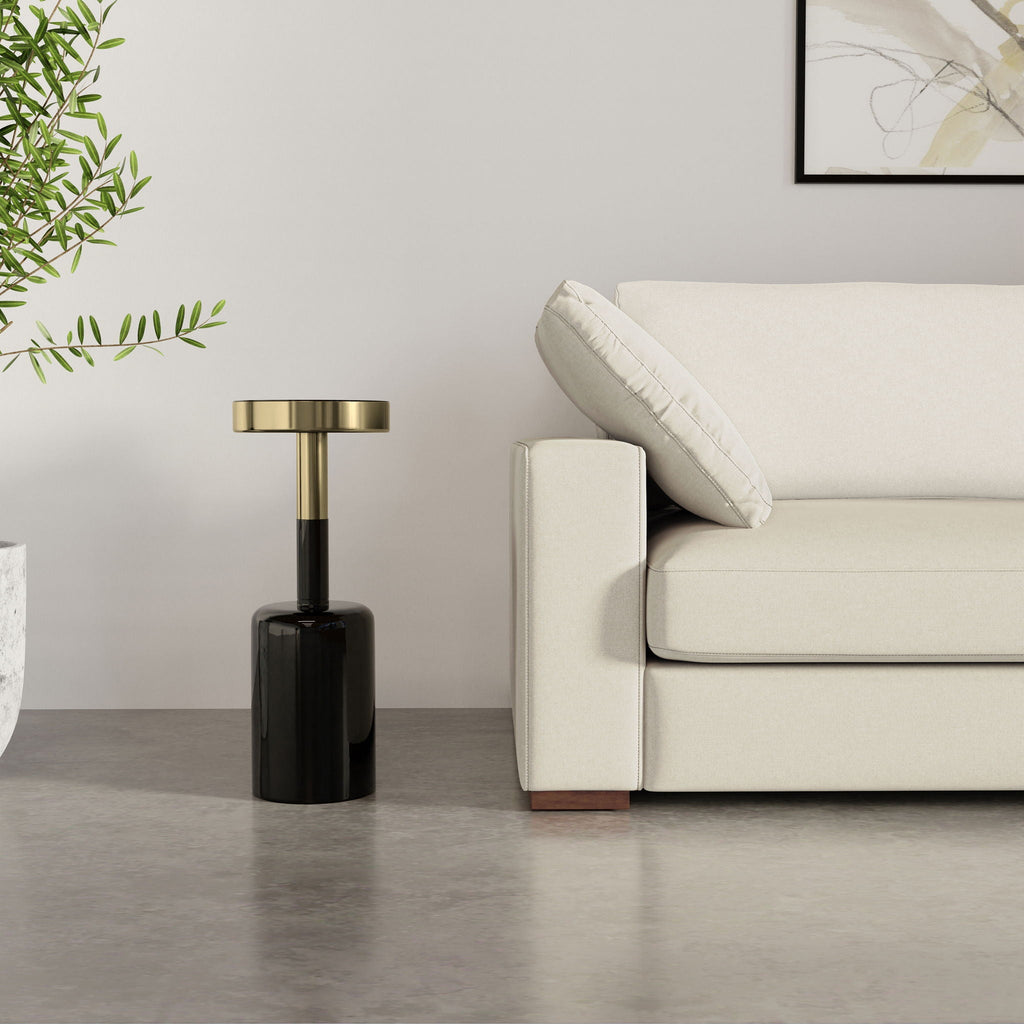 Frannie - Side Table - Gold / Black by Unique Piece Furniture