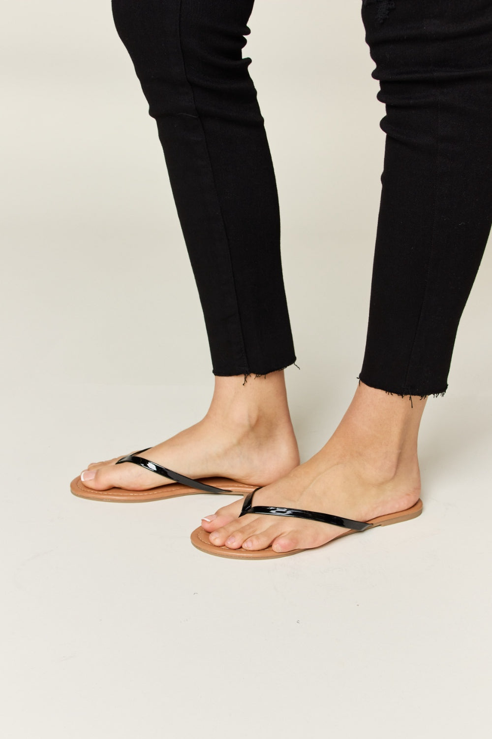 WILD DIVA PU Leather Open Toe Sandals by Wild and Free Boutique