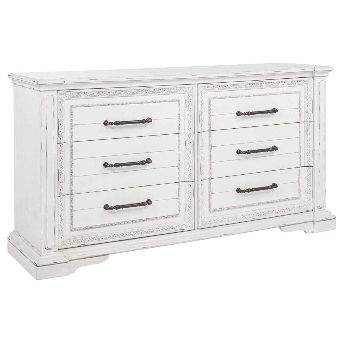 McKinney 4-piece Eastern King Bedroom Set Vintage White by Unique Piece Furniture