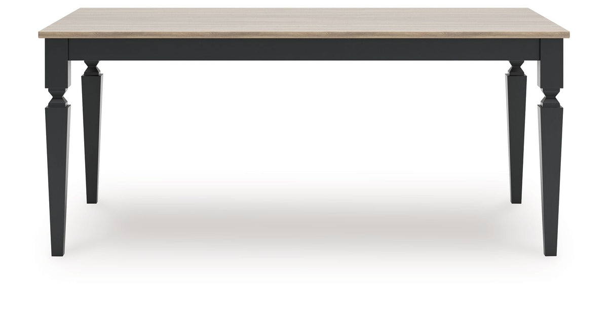 Brenkerton - Rectangular Dining Room Table - Grayish Brown / Black by Unique Piece Furniture