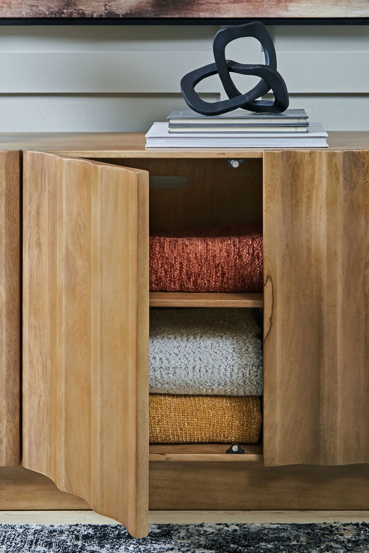 Timkins - Accent Cabinet - White Washed by Unique Piece Furniture