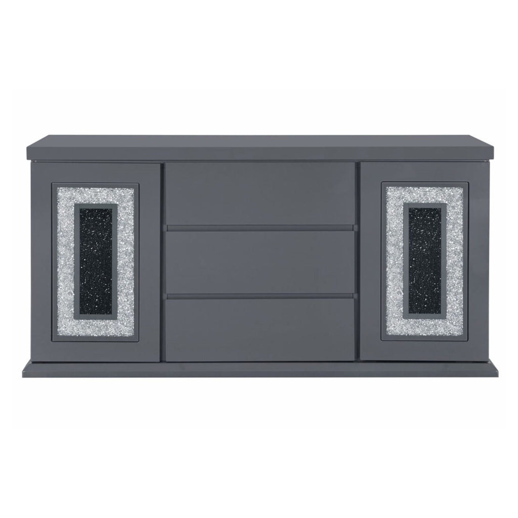 Ariya - Buffet With Clear Glass Inlay by Unique Piece Furniture