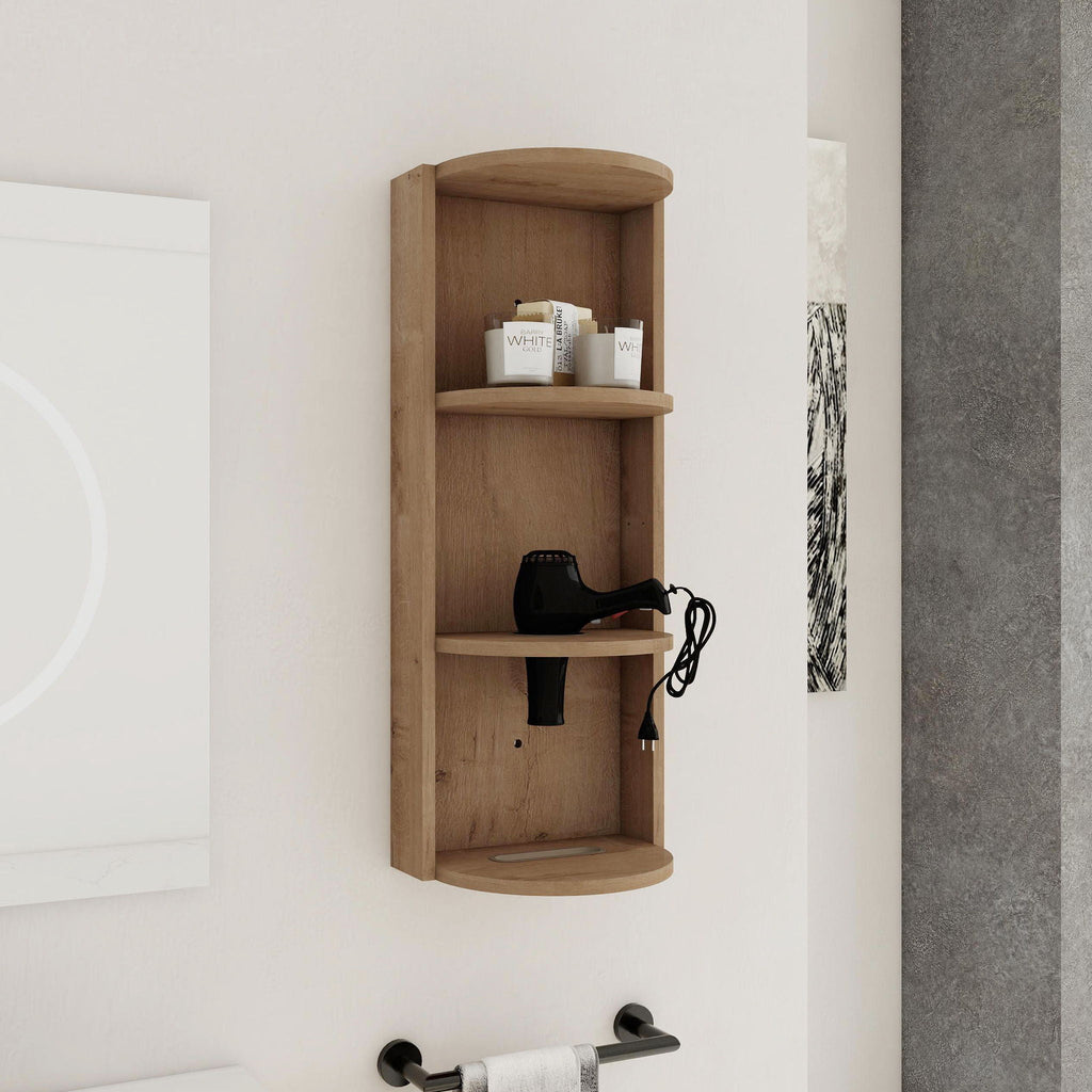 Bathroom Wall Mounted Storage Rack With Float Mounting Design by Unique Piece Furniture