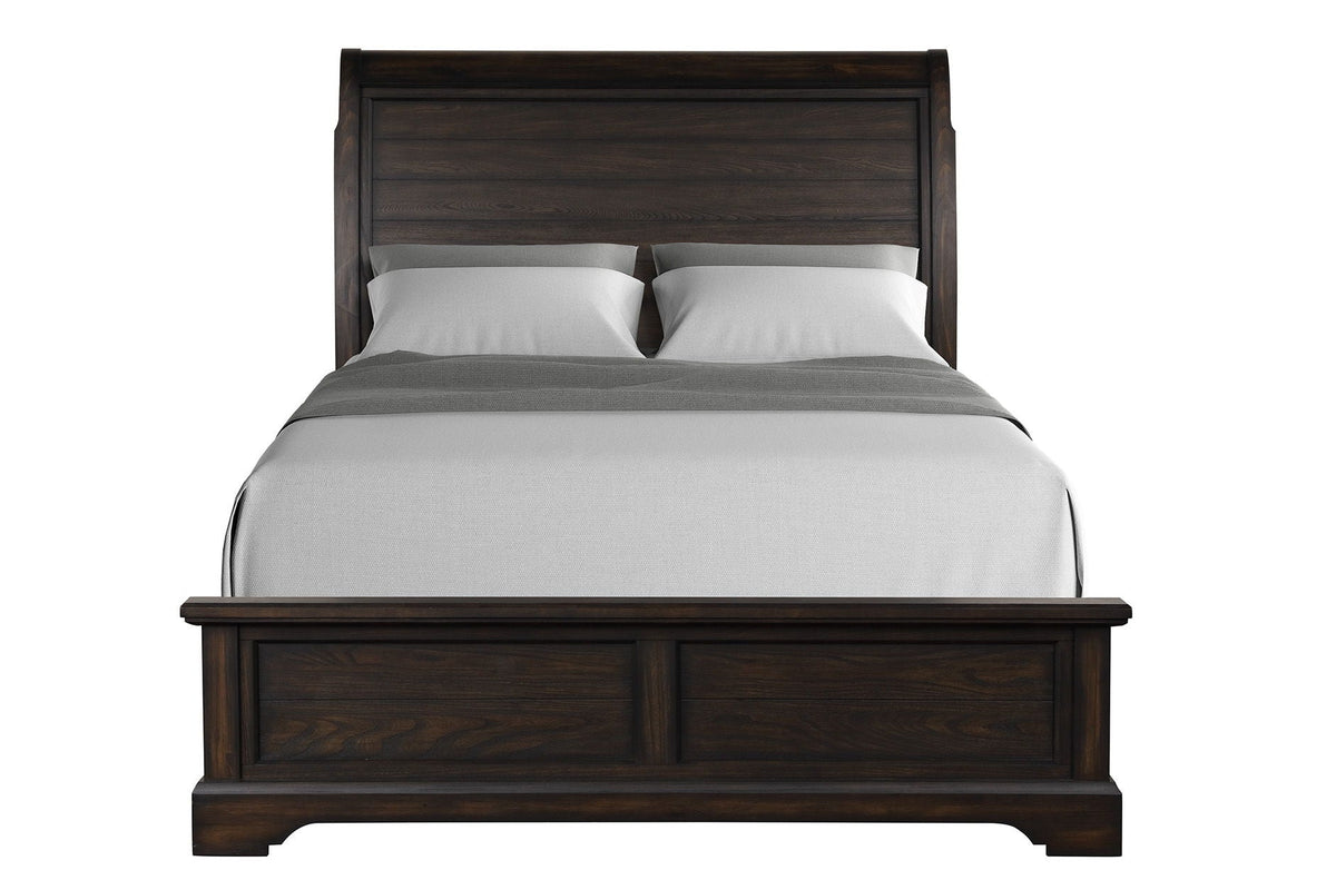 Crafted Sleigh Bed by Unique Piece Furniture