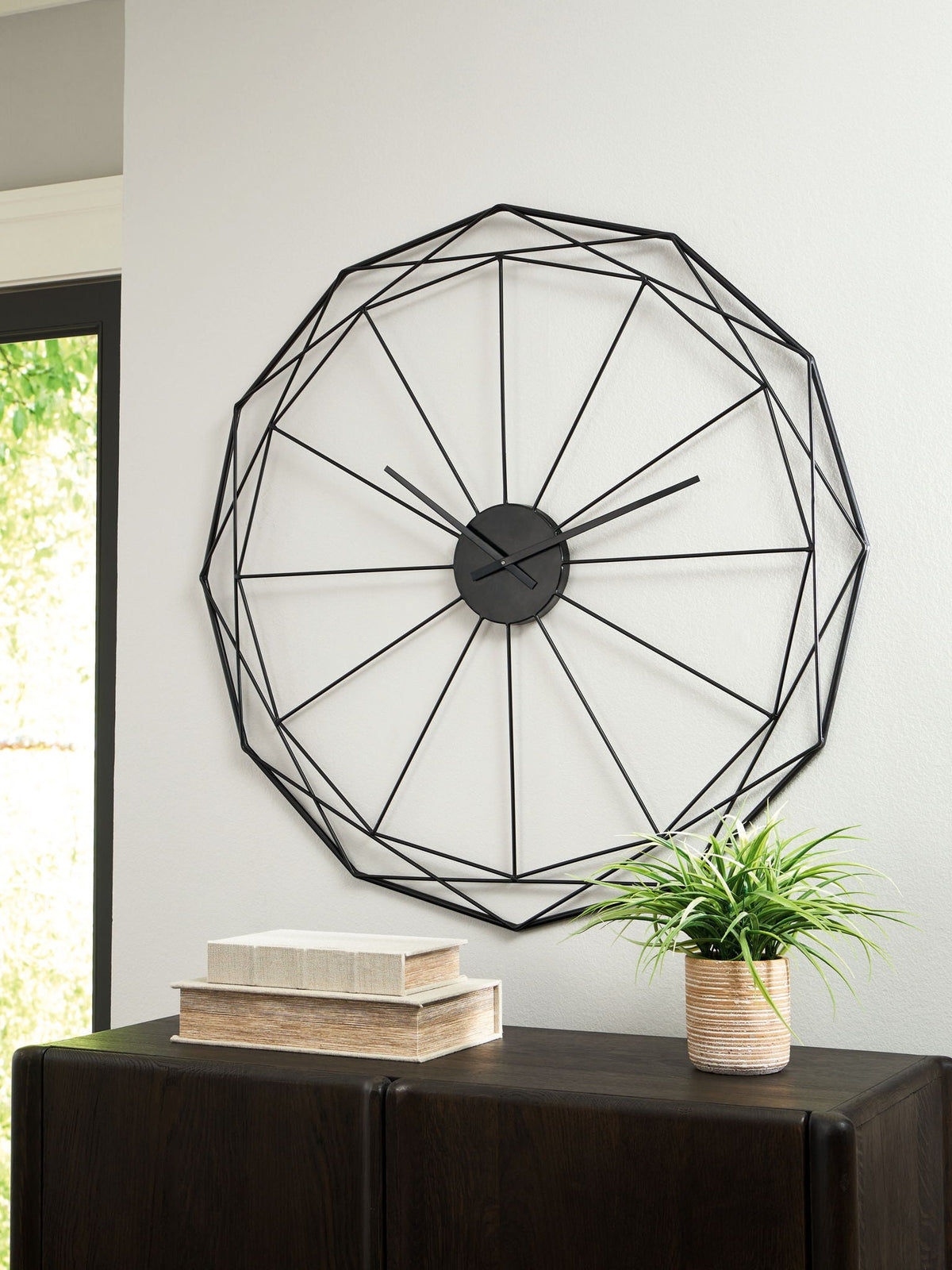 Arkthorne - Wall Clock - Black by Unique Piece Furniture