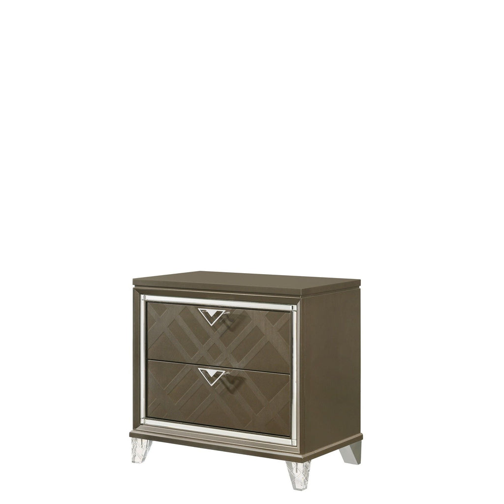 Skylar - Nightstand - Champagne by Unique Piece Furniture