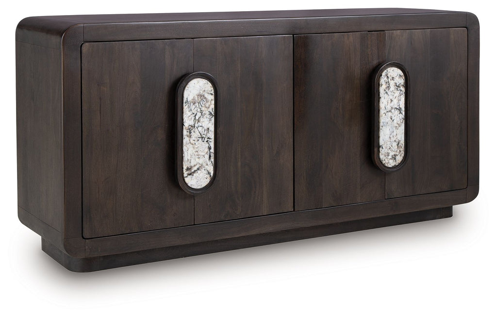 Elliston - Accent Cabinet - Espresso Brown by Unique Piece Furniture