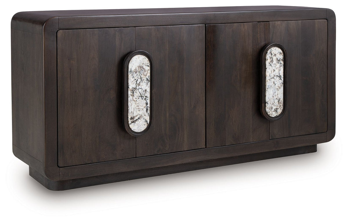 Elliston - Accent Cabinet - Espresso Brown by Unique Piece Furniture