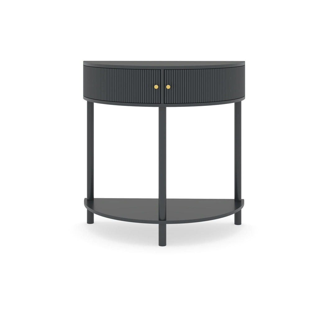 Demi Lune - Console Table With 2 Storage Drawers by Unique Piece Furniture
