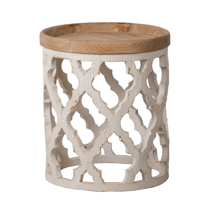 Stylish Rustic Round Wooden Table by Unique Piece Furniture