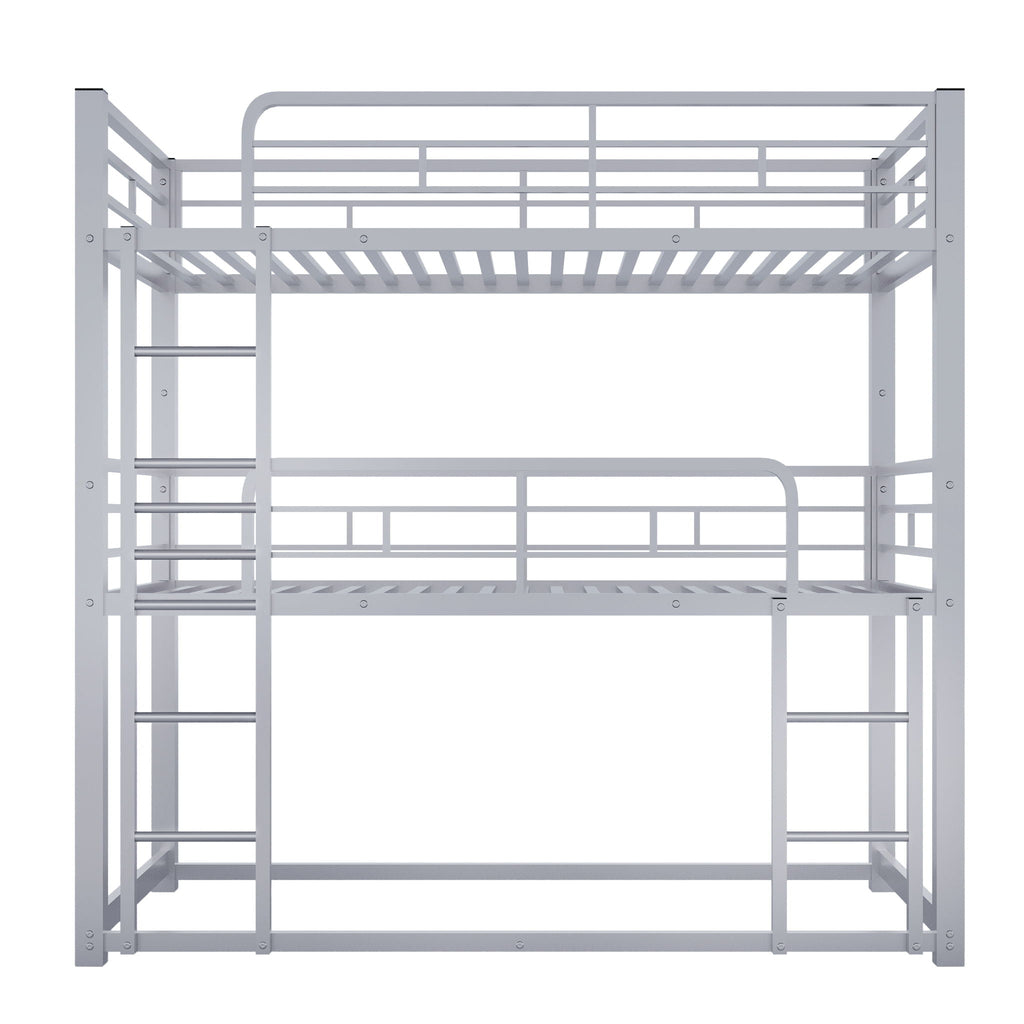 Triple Bunk Bed With Sturdy Construction And Space Saving Design by Unique Piece Furniture