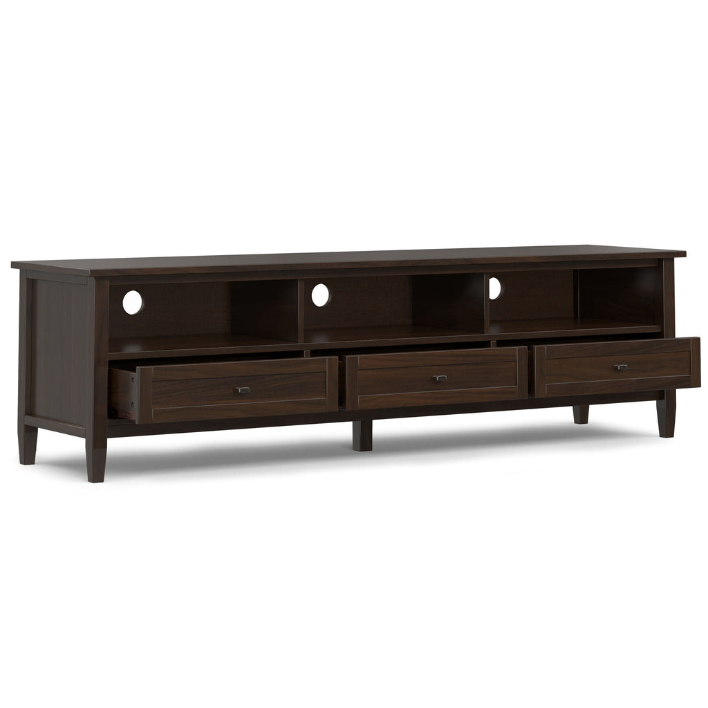 Warm Shaker - Handcrafted Low TV Media Stand by Unique Piece Furniture