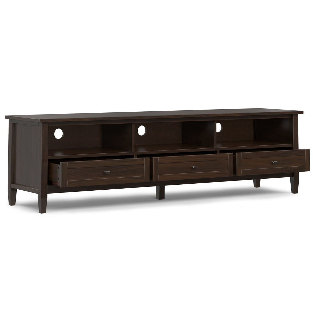 Warm Shaker - Handcrafted Low TV Media Stand by Unique Piece Furniture