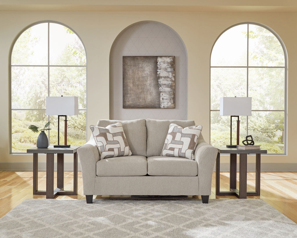 Willarae - 2 Pc. - Sofa, Loveseat - Taupe by Unique Piece Furniture