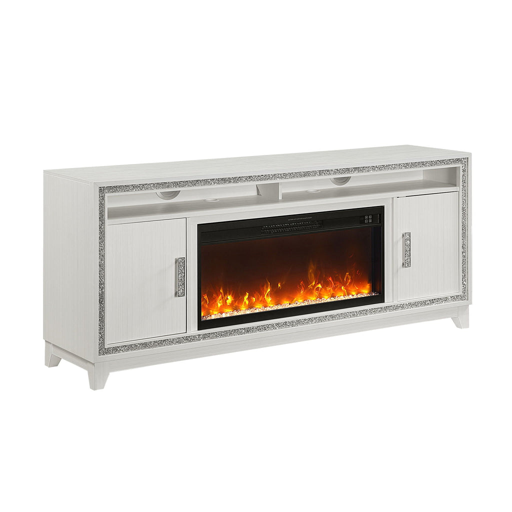 Almera - Fireplace With Adjustable Temperature And LED Options by Unique Piece Furniture