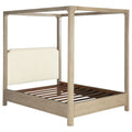 Solano 85-inch Queen Canopy Bed Weathered Mango by Unique Piece Furniture