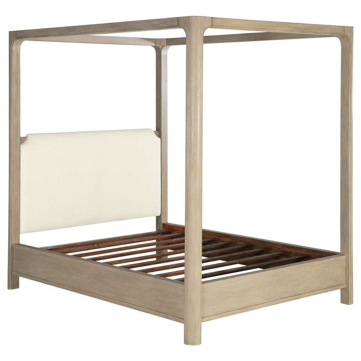 Solano 85-inch Queen Canopy Bed Weathered Mango by Unique Piece Furniture