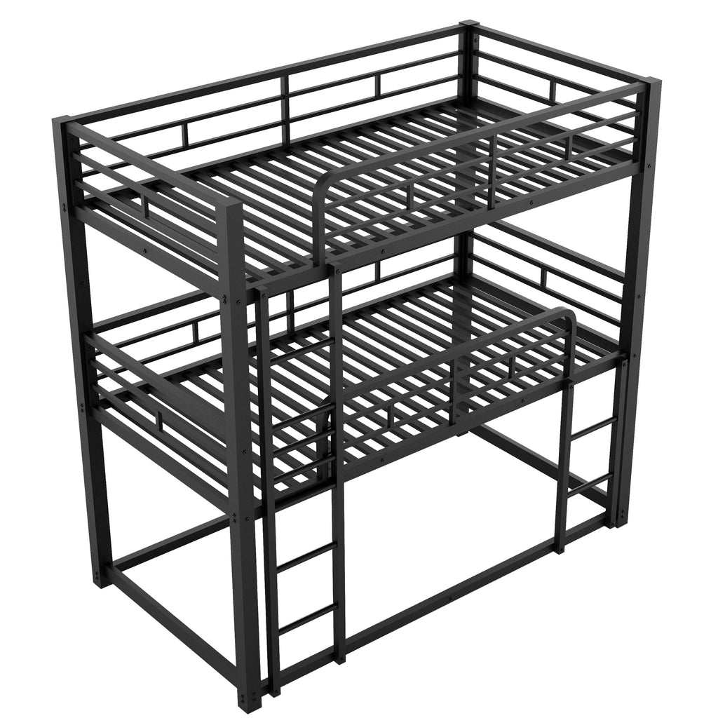 Triple Bunk Bed With Sturdy Construction And Space Saving Design by Unique Piece Furniture