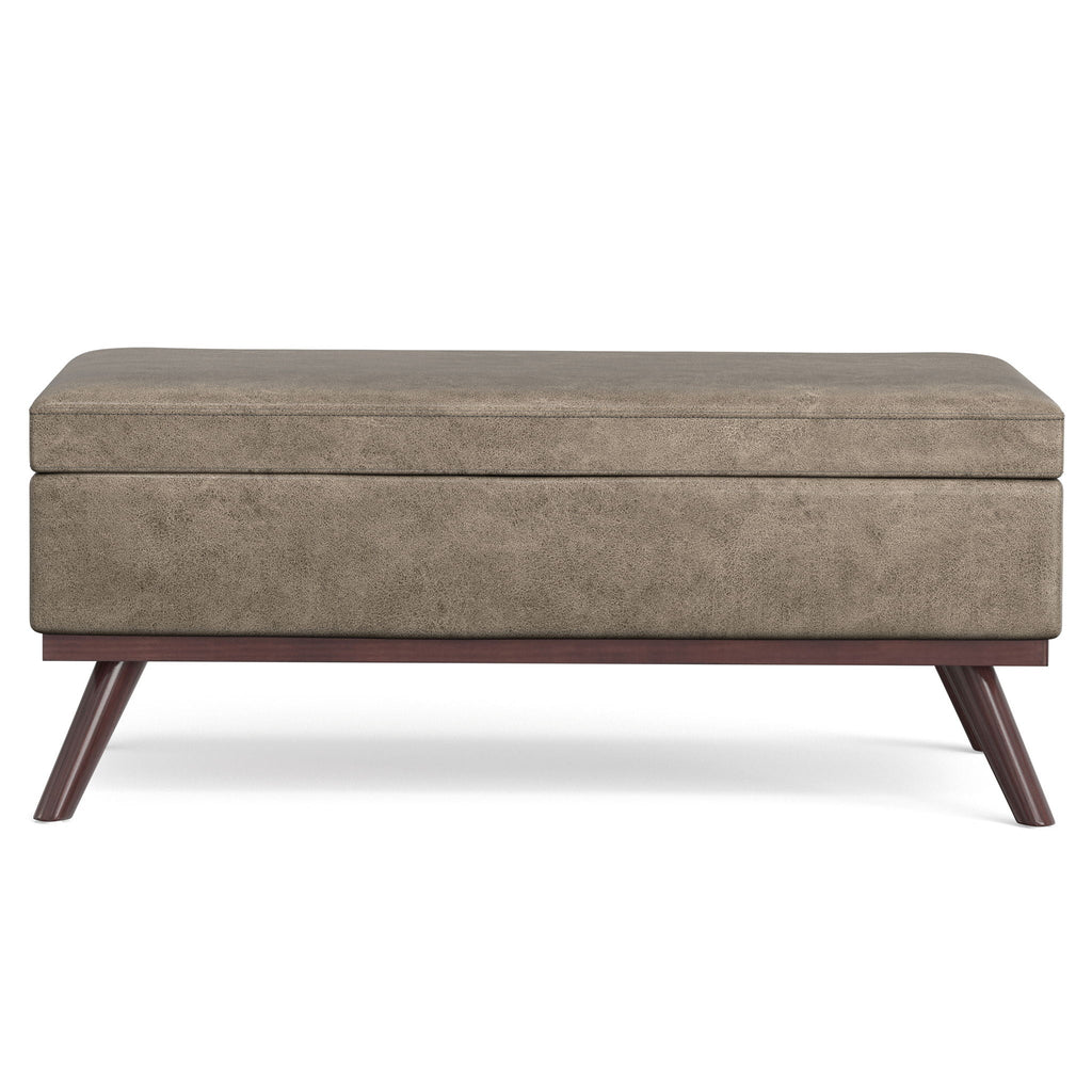 Owen - Multifunctional Square Coffee Table Storage Ottoman by Unique Piece Furniture