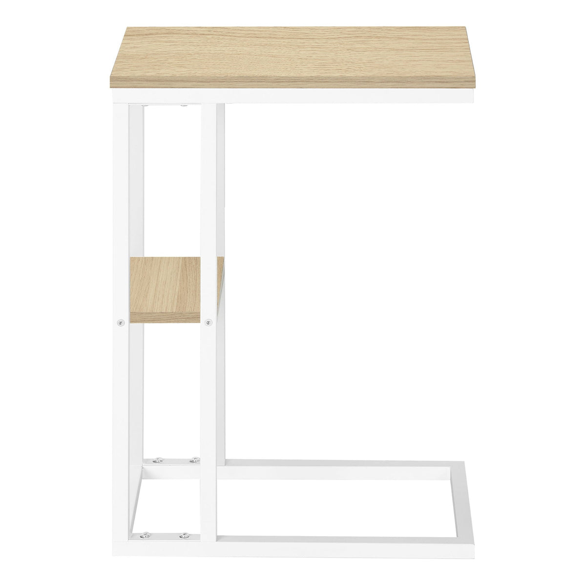 Accent Table, C - Shaped, Marble Look Contemporary & Modern Convenient Design by Unique Piece Furniture